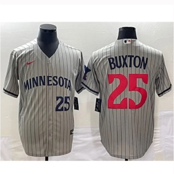 Minnesota Twins Byron Buxton Gray Jersey